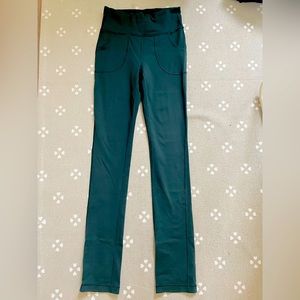 Lululemon Dark Teal Straight Leg Leggings Size 6